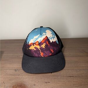 Ambler Mountain Landscape Trucker Cap
